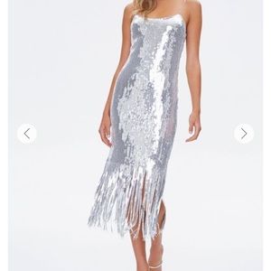 NWT Sequin Fringe Dress